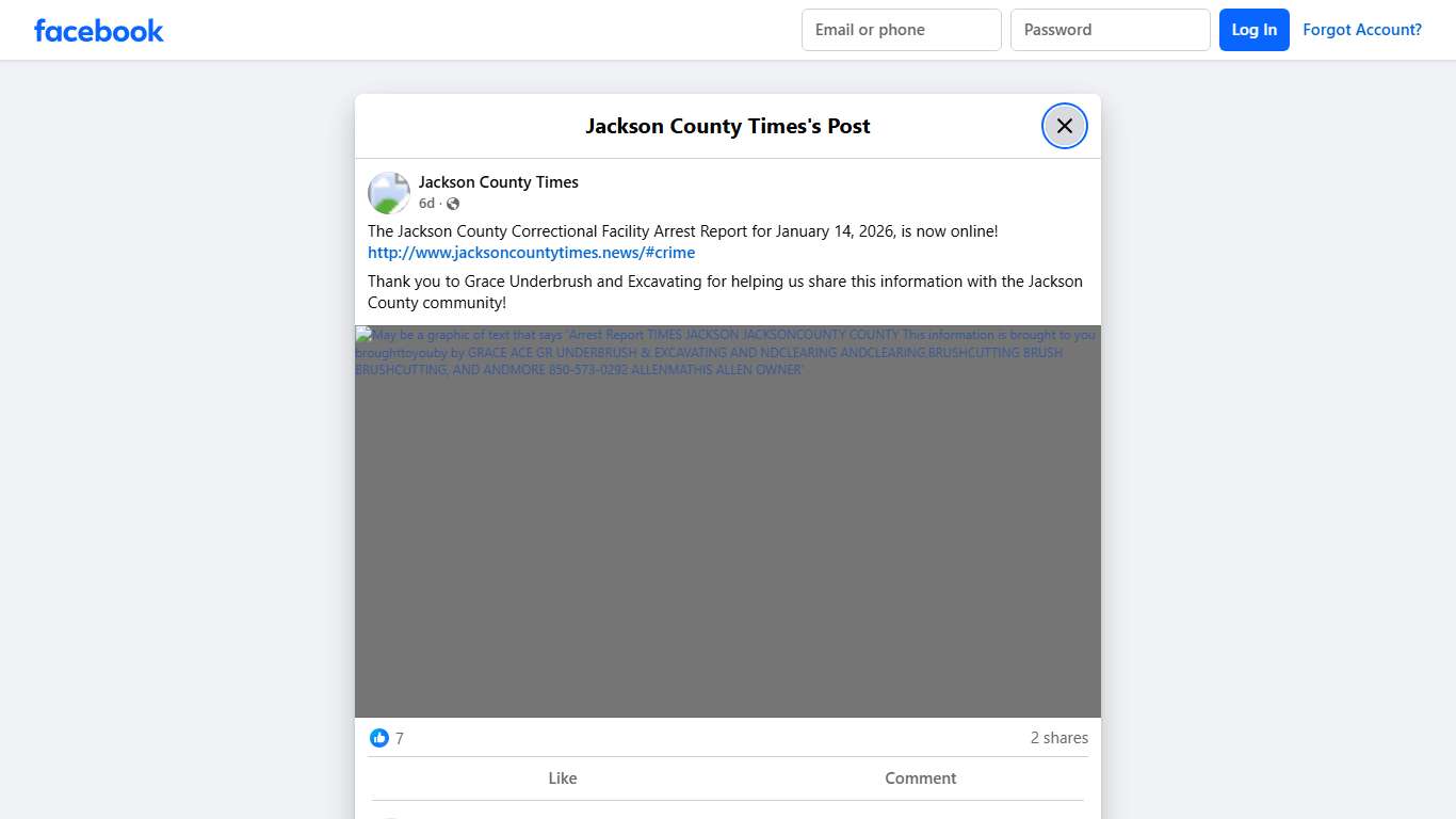 The Jackson County Correctional... - Jackson County Times | Facebook
